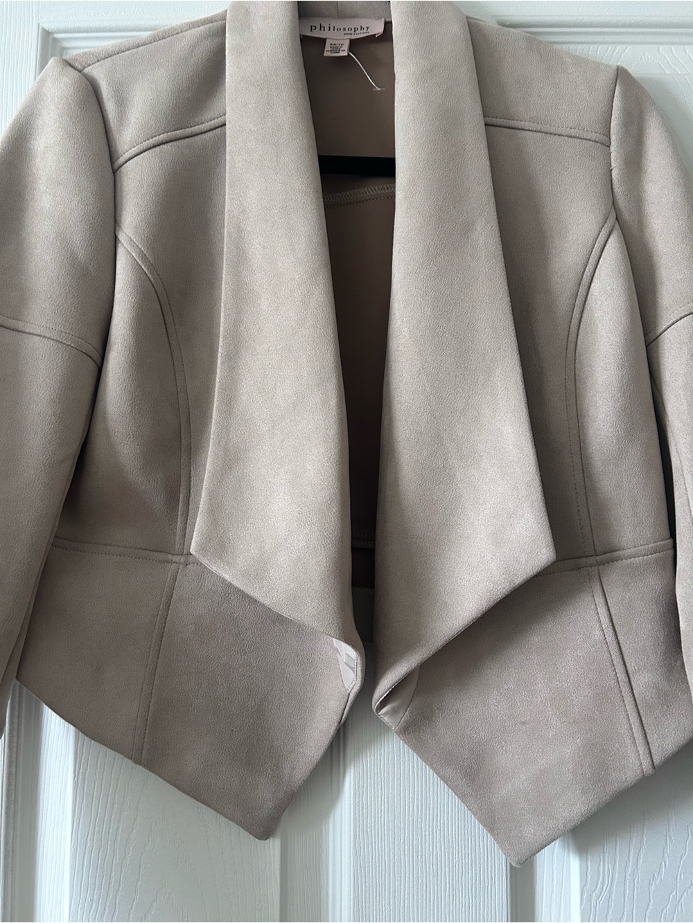 Philosophy- Women's Cream Beige Coat - XS